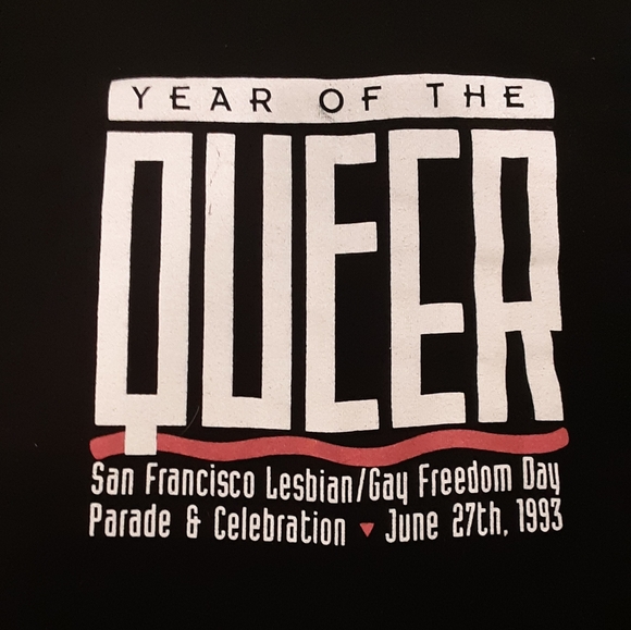Year of the Queer vintage SF LGBT+ pride tee - Picture 2 of 4